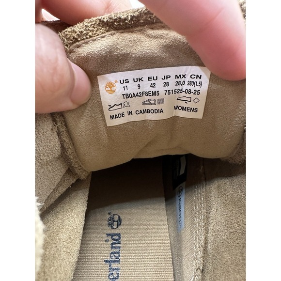 Timberland Women's Rowan Way 6-Inch Boot Brown Nubuck Women's 11 - Picture 11 of 13